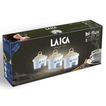 Cartuse filtrante Laica Bi-Flux formula speciala Tea & Coffee, 3 buc/pachet