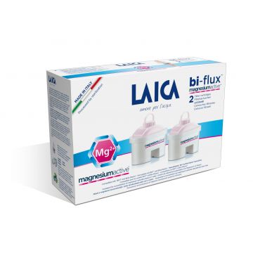 Cartuse filtrante Laica Bi-flux Magnesium Active, 2 buc/pachet