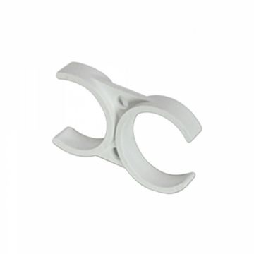Clema dubla alba pentru filtre In-Line 2.5   x 2.5