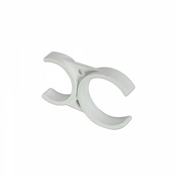 Clema dubla alba pentru filtre In-Line 2   x 2.5