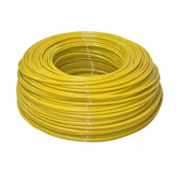 Furtun flexibil polietilena 1 4   ( 6 mm ) galben