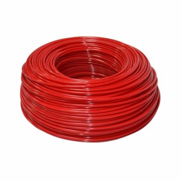Furtun flexibil polietilena 1 4   ( 6 mm ) rosu