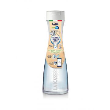 NOU: Carafa filtranta de apa Laica GlaSSmart, din sticla, 1.1 litri