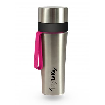 NOU: Sticlă filtrantă Sport myLaica, Inox, 0,55 litri, portabilă