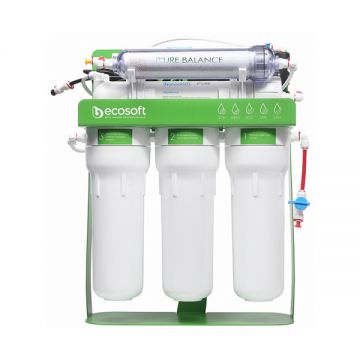 Purificator cu osmoza inversa cu pompa booster  si cadru metalic Ecosoft P URE Balance