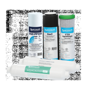 Set 5 filtre de schimb Osmoza Inversa Ecosoft AquaCalcium Mint