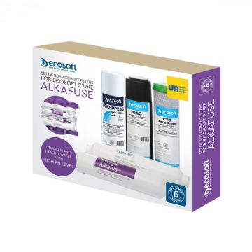 Set 5 filtre de schimb Osmoza Inversa Ecosoft cu Alcalinizare