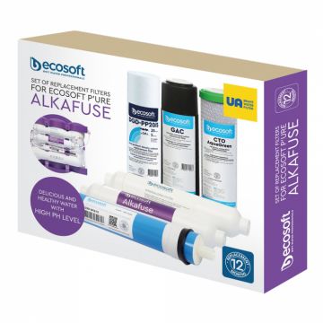 Set 6 filtre de schimb Osmoza Inversa Ecosoft cu Alcalinizare