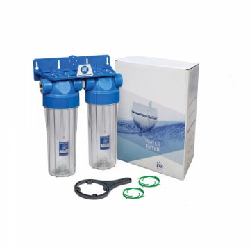 Sistem de filtrare duplex AQUAFILTER 10   (FHPRCLx-B-TWIN)