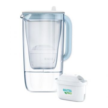 Carafa filtranta sticla BRITA One Maxtra PRO, 2.5 L  (Albastru)