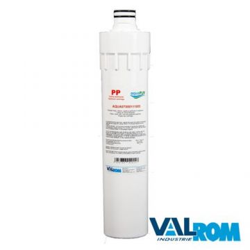 Cartus filtrare apa Aquapur AQUA07000111005, polipropilena expandata, pentru sistem filtrare, retine nisip, rugina, sedimente in suspensie, 0.13 l/min, 5 microni