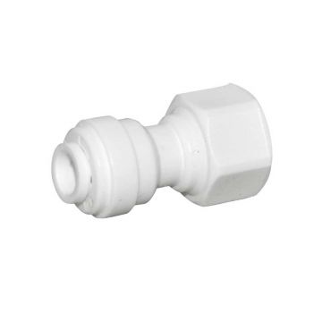 Conector adaptor, 1/4" furtun (6 mm) x 3/4" filet interior, cuplare cu mufa rapida pentru furtun de 6 mm