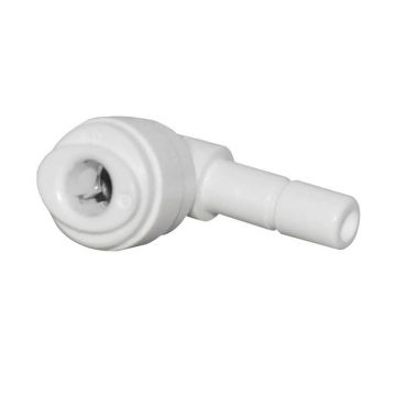 Conector curbat, 1/4" furtun x 1/4" tub
