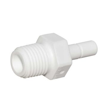 Conector drept, 3/8" filet ext. x 1/4" tub, conectare cu mufa rapida pentru furtun de 6 mm
