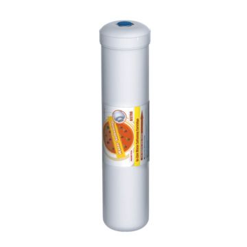 Filtru inline cu rasina pentru dedurizare, filete de 1/4", carcasa alba 12"x2.5"