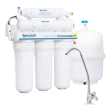 Osmoza inversa economica, Ecosoft Standard, 5 stadii, membrana 50 GPD, cartus remineralizare