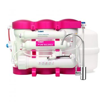 Purificator cu osmoza inversa Ecosoft P URE Balance BWT Pink edition