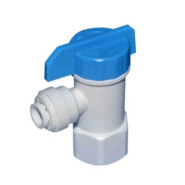 Robinet pentru bazin de stocare, 1/4" furtun (6 mm) x 1/4" filet interior, capat subtire
