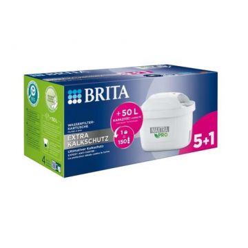 Set filtre Brita MAXTRA PRO Extra Lime Protection 5+1 bucati, extra protectie impotriva calcalurui