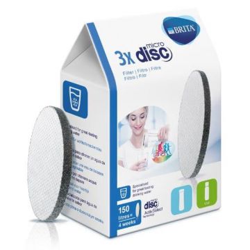Set filtre Brita Microdisc pentru Fill&Go si Fill&Serve BR1020107, 3 buc
