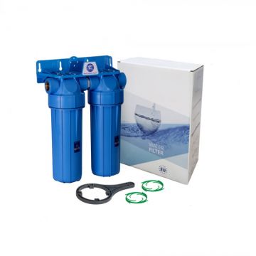 Sistem de filtrare Duplex 10   in 2 etape Aquafilter FHPRNxx-B-TWIN