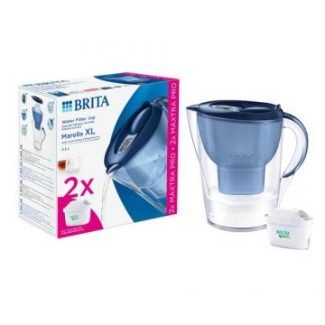 Starter pack BRITA Marella XL 3.5 L  + 2 filtre Maxtra PRO (Albastru)