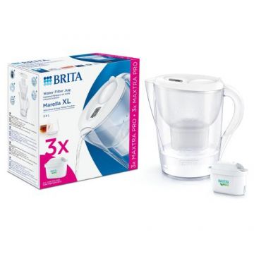 Starter pack BRITA Marella XL 3.5 L (+ 3 filtre Maxtra PRO (Alb)