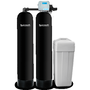 Statie dedurizare duplex, Clack PROTWIN 1465, 2 tancuri 14x65, capacitate rasina 75-100 litri/tanc, flux continuu automat