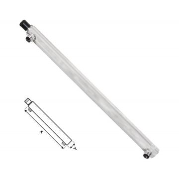 Sterilizator UV 55W, PureTECH UVC55A, debit 3 m3/h, conexiune 1", pachet complet cu sursa, lampa si carcasa
