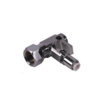 Teu adaptor de 1/2" cu robinet incastrat de 1/4" si cuplare cu mufa rapida