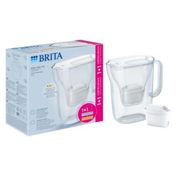 Cana filtranta BRITA Style 2,4 L + 2 filtre Maxtra Pro (Alb)