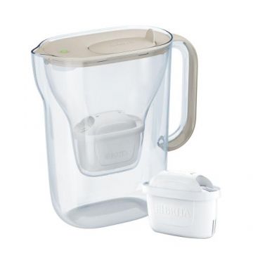 Cana filtranta BRITA Style 2,4 L Maxtra Pro  Pure Performance, 1 cartus filtrant (Bej)