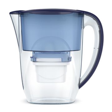 Cana filtranta de apa Aqua Optima Oria, albastru, 2,8 litri
