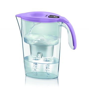 Cana filtranta de apa Laica Stream Violet, 2.3 litri