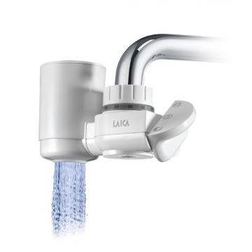 NOU: Filtru de apa cu fixare pe robinet Laica HydroSmart R60 Metal Stop, 3 functii, filtru 1200L