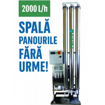 Osmoză Inversă 2000 L/h – Spălare panouri fotovoltaice fără calcar