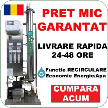 Osmoza Inversa 250 Litri/Ora- Demineralizare Industriala Purifyo