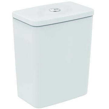 Rezervor ceramica Ideal Standard Connect Air Cube, 3/4.5 L, alimentare inferioara - E073401