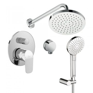 Sistem dus incastrat Ideal Standard Ceraflex IdealRain Evo, 2 consumatori, crom - BC447AA