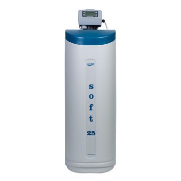 Stație de dedurizare aquaPUR SOFT 25 CAB Q=2,0mc/h SARE 62KG CU BY-PASS